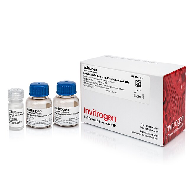 Dynabeads&trade; Untouched&trade; 小鼠 CD4 细胞试剂盒