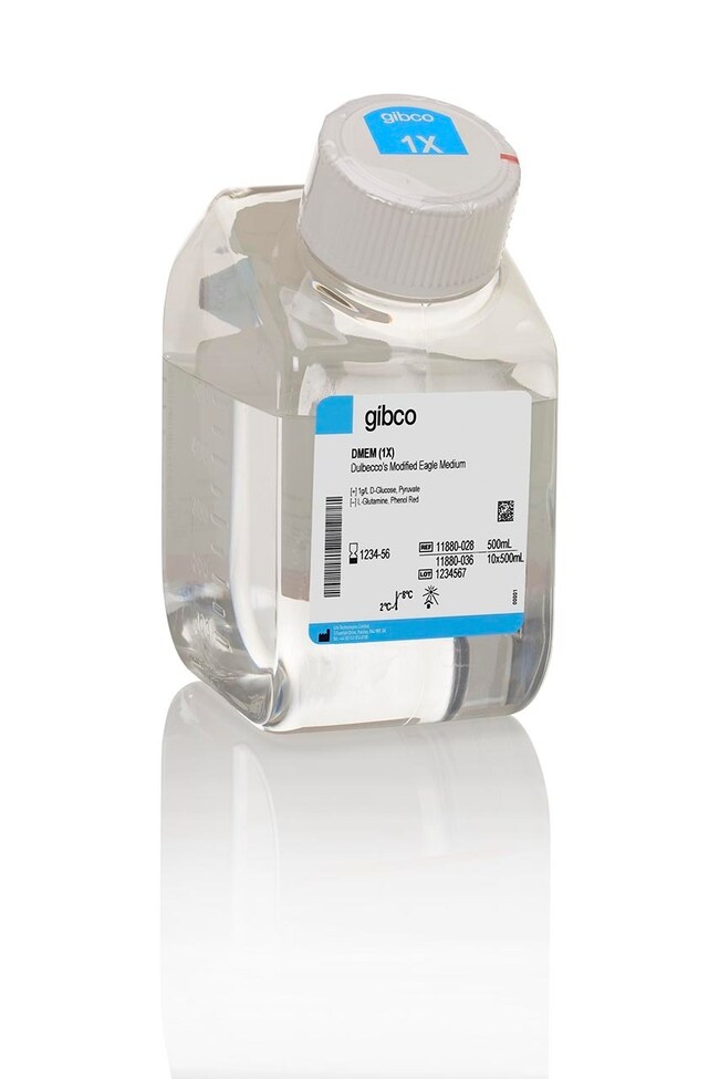 DMEM，低糖，丙酮酸盐，不含谷氨酰胺，不含酚红