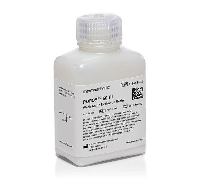 POROS&trade; 50 PI 弱阴离子交换树脂
