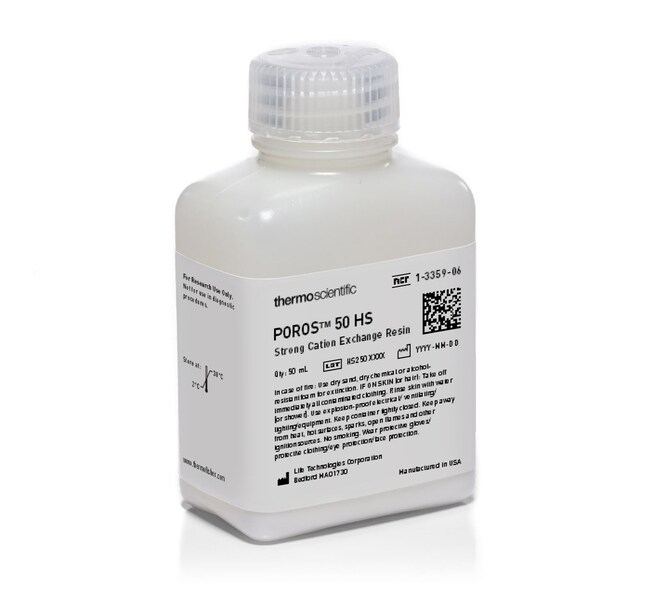 POROS&trade; 50 HS Strong Cation Exchange Resin