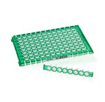 Armadillo&trade; Low-Profile PCR Strip Plate, 96 well, green
