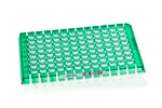 Armadillo&trade; 矮型 PCR 联排板，96 孔，绿色，白色孔