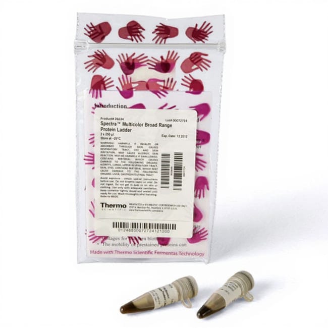 Spectra&trade; 多色宽范围蛋白分子量标准