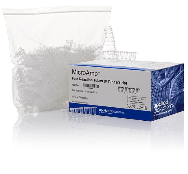 MicroAmp&trade; Fast 光学8 联排管，0.1 mL