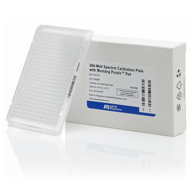 MUSTANG PURPLE&trade; Dye Spectral Calibration Plate for Multiplex qPCR, 384-well