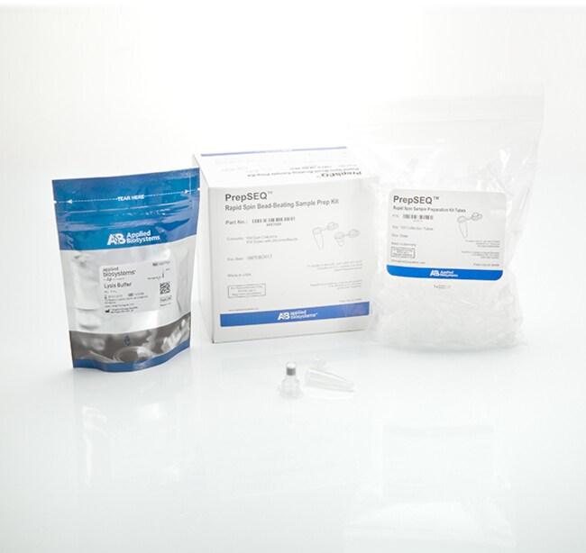 PrepSEQ&trade; Rapid Spin Sample Prep Kit - Extra Clean &amp; Bead Beating