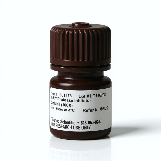 Halt&trade; 蛋白酶抑制剂混合物，无 EDTA (100X)