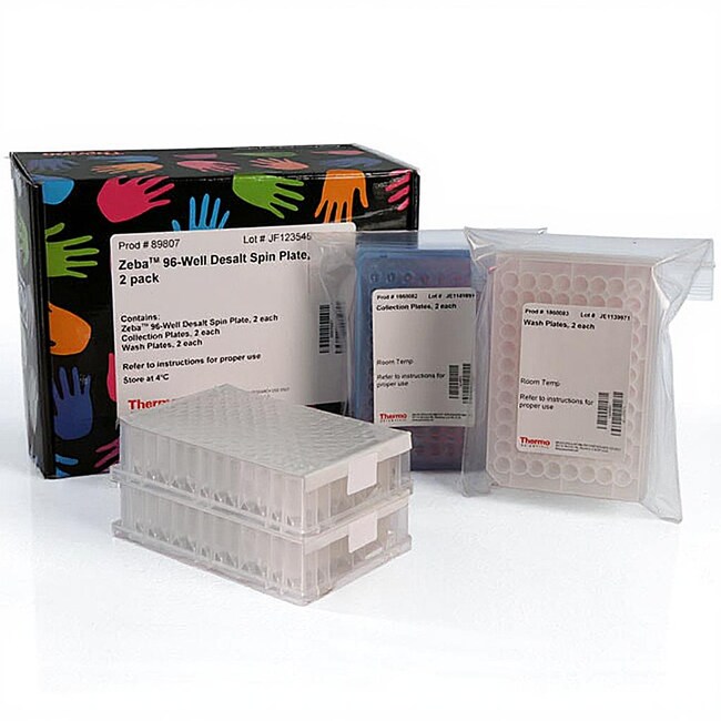 Zeba™ 脱盐离心柱、板和纯化柱,7K MWCO,0.5–100 mL