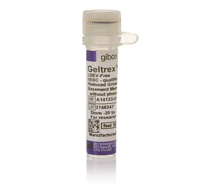 Geltrex™ Reduced-Growth Factor Basement-Membrane Matrix, LDEV-free, stem-cell qualified