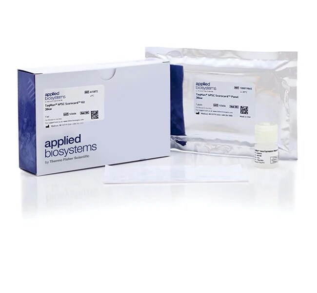 TaqMan&trade; hPSC Scorecard&trade; 试剂盒，384孔