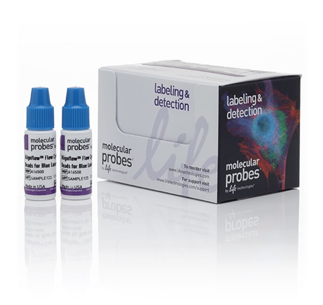 蓝色激光用 2.5 &mu;m Alignflow&trade; 流式细胞分析比对微珠