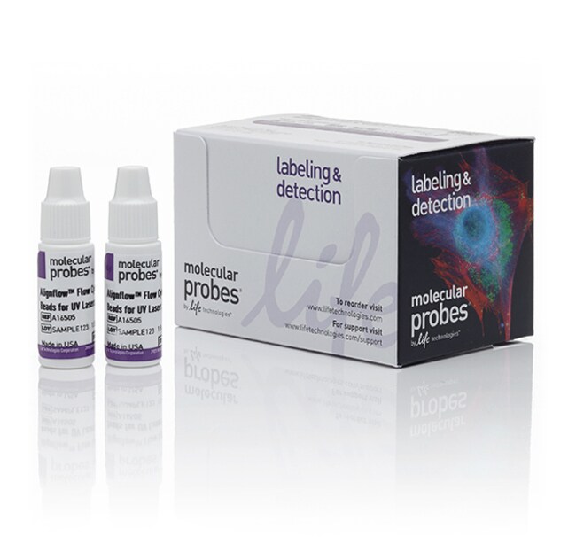 Alignflow&trade; 流式细胞比对微球（6.0 &mu;m，用于 UV 激光）