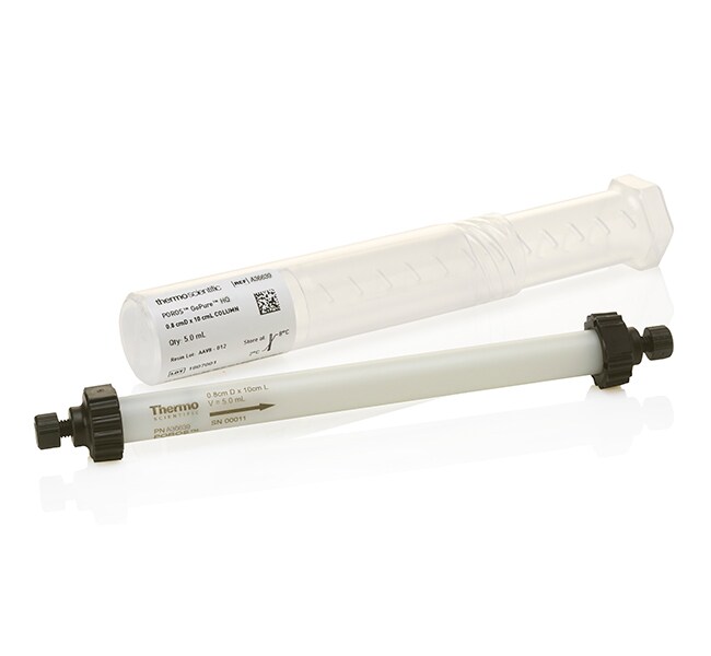 POROS™ GoPure™ 50 HQ Pre-packed Column, 0.8 x 10 cm, 5 mL
