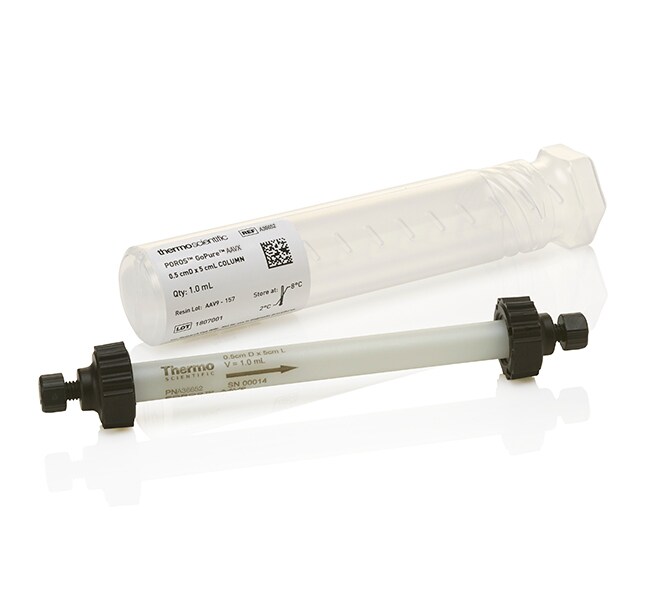 POROS&trade; GoPure&trade; AAVX 预填充色谱柱，0.5 x 5 cm，1 mL