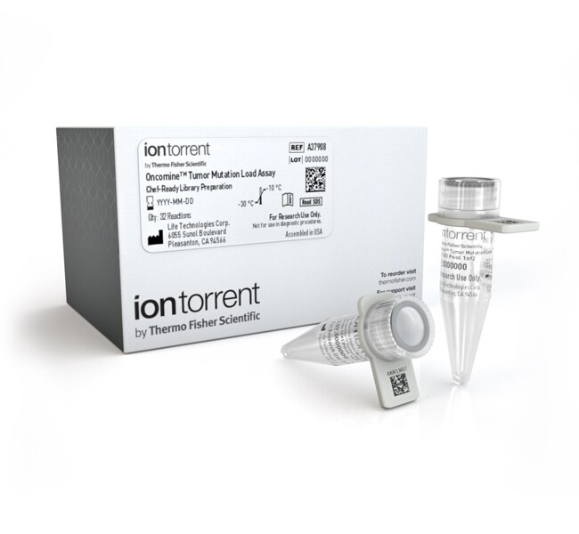 Oncomine&trade; 肿瘤突变负荷检测试剂盒、 Chef-ready 文库制备
