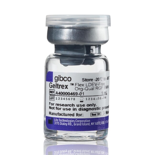 Geltrex&trade; Flex LDEV-Free Organoid-Qualified Reduced Growth Factor Basement Membrane Matrix