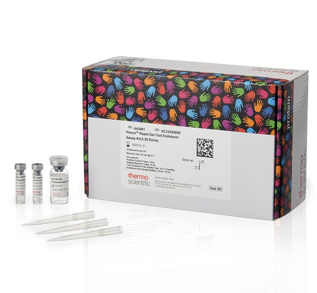 Pierce™ Rapid Gel Clot Endotoxin Assay Kits