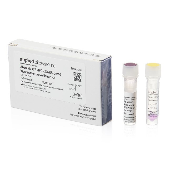 Absolute Q&trade; dPCR SARS-CoV-2 废水监测试剂盒