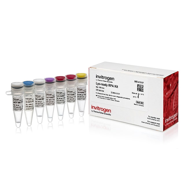 Lyo-ready Enzymes and Reagents for Recombinase Polymerase Amplification (RPA)