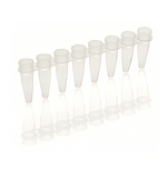 0.2mL 透明 8联排管，含超透明盖(专为qPCR设计)