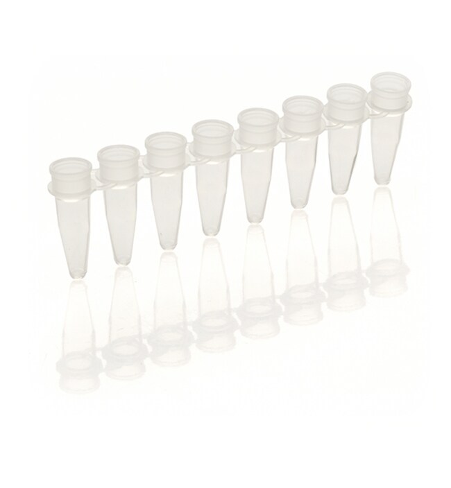 Tubes and Ultra Clear Caps, strips of 8, Sustain™ Series