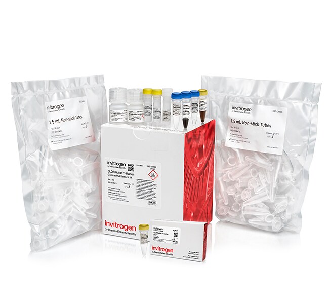 GLOBINclear&trade; 人试剂盒，用于去除珠蛋白 mRNA