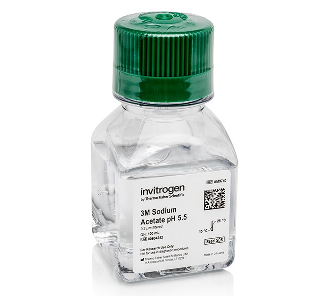 乙酸钠 (3 M)、pH 5.5，无 RNase