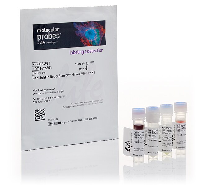 <i>Bac</i>Light&trade; RedoxSensor&trade; Green 细胞活性检测试剂盒