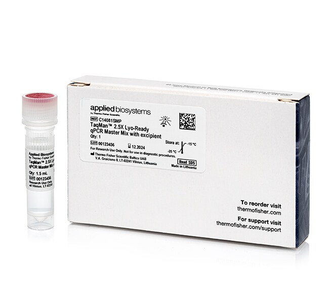 TaqMan™ 2.5X Lyo-Ready qPCR Master Mix, with excipient