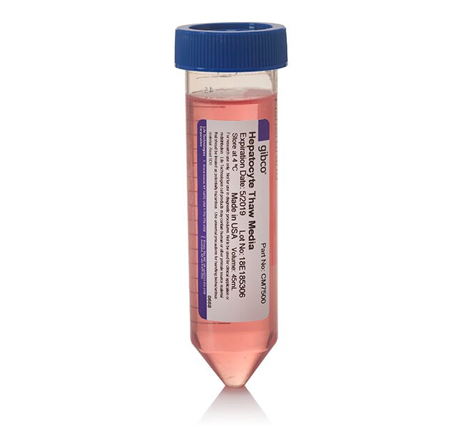 肝细胞解冻培养基