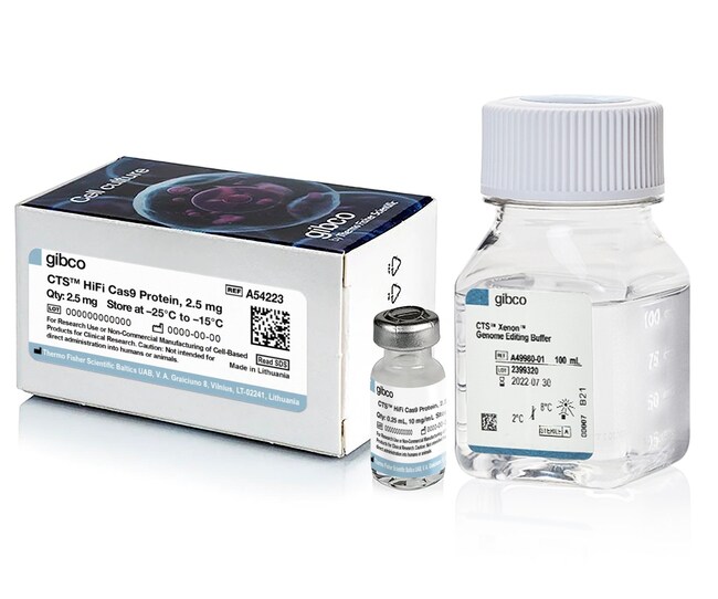 CTS™ HiFi Cas9 Protein and CTS™ Xenon Genome Editing Buffer Kit