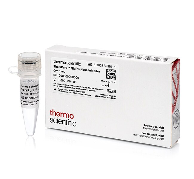 TheraPure&trade; GMP RNase 抑制剂，40 U/&mu;L