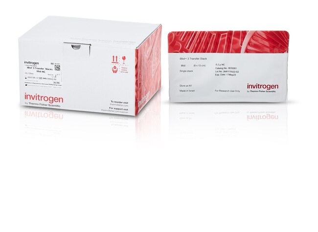 iBlot&trade; 3 中型硝酸纤维素转印膜组