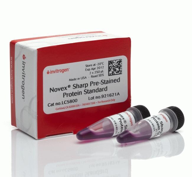 Novex&trade; Sharp 预染蛋白标准品