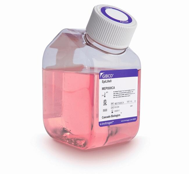EpiLife&trade; 培养基，含 60 &mu;M 钙