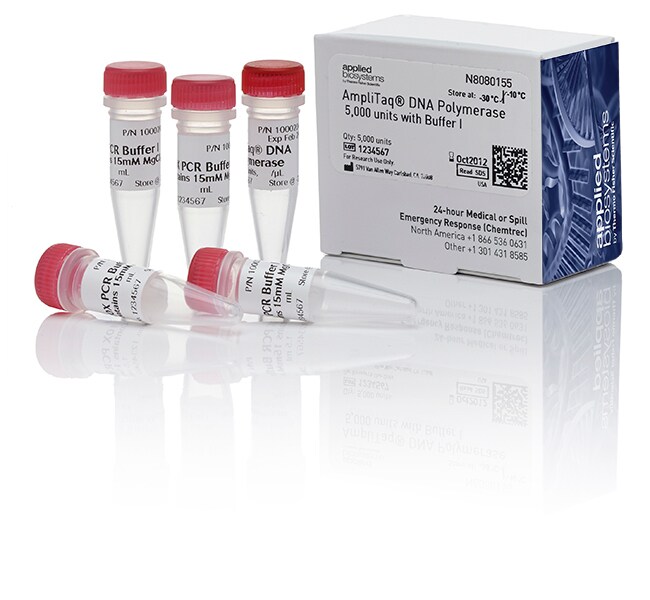 AmpliTaq&trade; DNA Polymerase with Buffer I or Buffer II