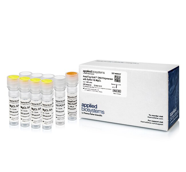 AmpliTaq Gold&trade; DNA Polymerase with Buffer II and MgCl<sub>2</sub>