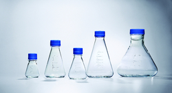 Nalgene™ 底部带挡板的单次使用 PETG 锥形瓶:无菌