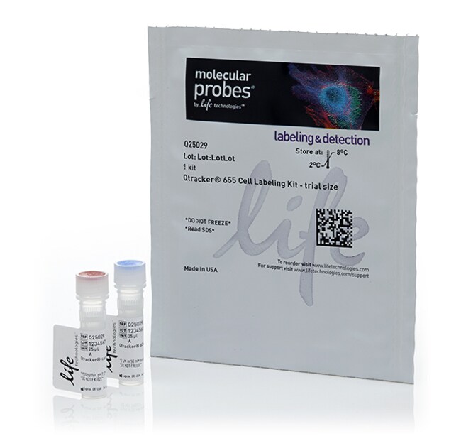 Qtracker&trade; 655 Cell Labeling Kit (Trial Size)