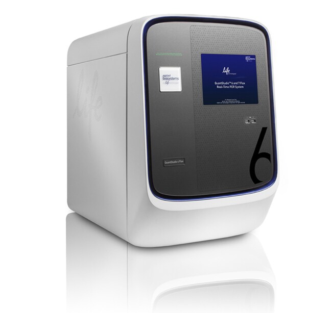 QuantStudio&trade; 6 Flex 实时荧光定量 PCR 系统，96 孔快速，台式计算机