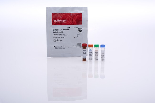 SelectFX&trade; Nuclear Labeling Kit (DAPI, SYTOX&trade; Green, 7-AAD, TO-PRO&trade;-3 Iodide), for fixed cells