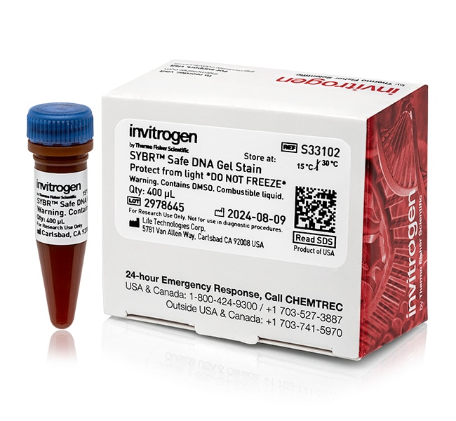 SYBR&trade; Safe DNA 凝胶染料
