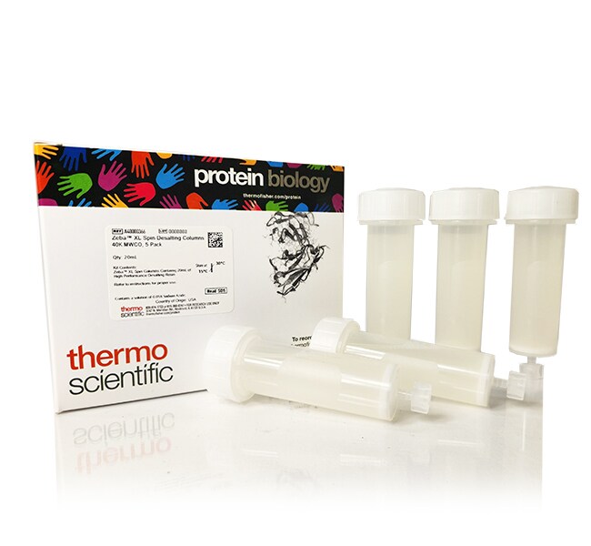 Zeba™ Spin Desalting Columns and Plates, 40K MWCO, 75 μL–10 mL