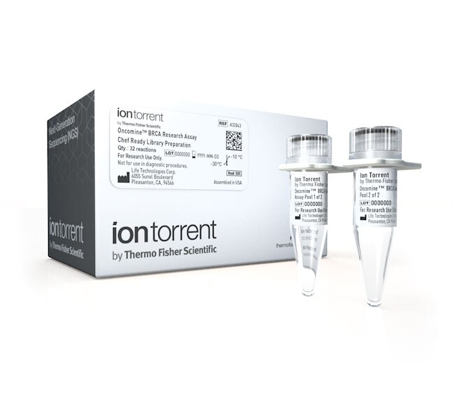Oncomine&trade; BRCA Research Assay, Chef-Ready Library Preparation