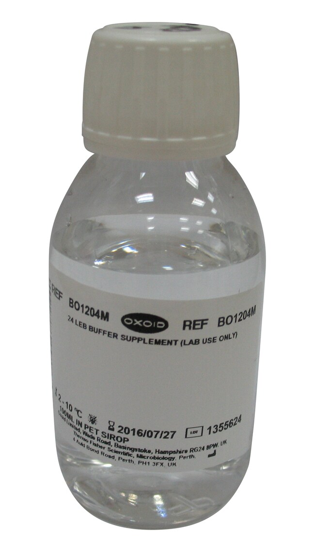 24 Listeria Enrichment Broth (LEB) Buffer Supplement