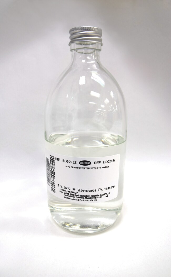 0.1% Peptone Water with 0.1% Tween