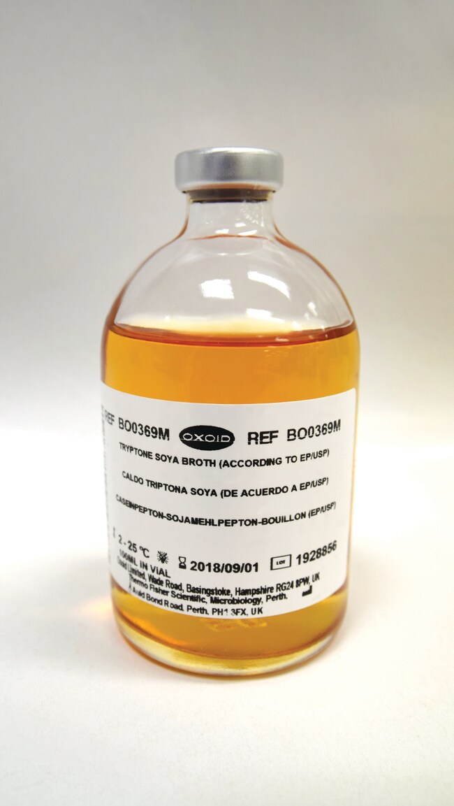 Oxoid&trade; Tryptone Soya Broth (Bottled)