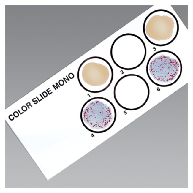Remel&trade; Color Slide&trade; II Mononucleosis Test
