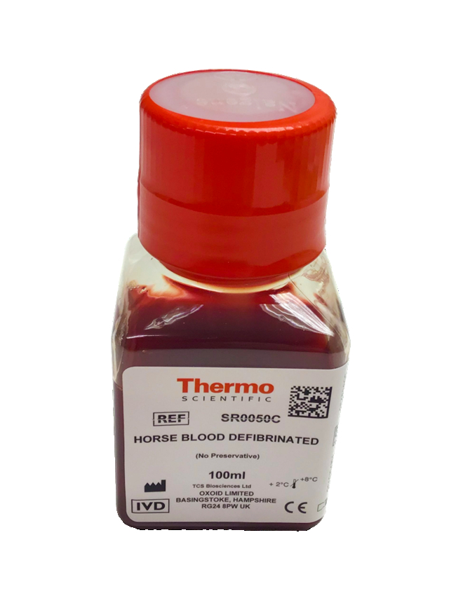 Oxoid™ Defibrinated Horse Blood