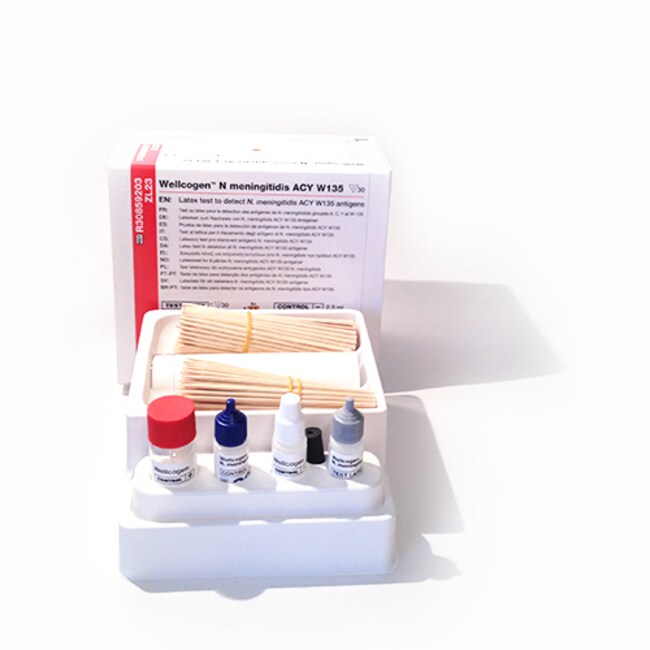 Wellcogen&trade; Neisseria meningitidis A, C, Y, W135 Rapid Latex Agglutination Test